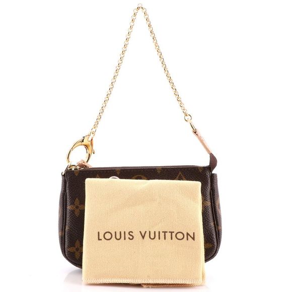 Louis Vuitton Pochette Accessoires Limited Edition Monogram Canvas Mini Brown - Picture 2 of 8